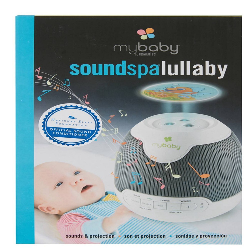 slide 3 of 5, HoMedics SoundSpa Lullaby Baby Soother with Projection, 1 ct