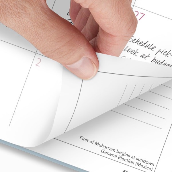 slide 5 of 7, AT A GLANCE AT-A-GLANCE BADGE 2024-2025 Weekly Monthly Planner, Geo, Large, 8 1/2" x 11", 1 ct