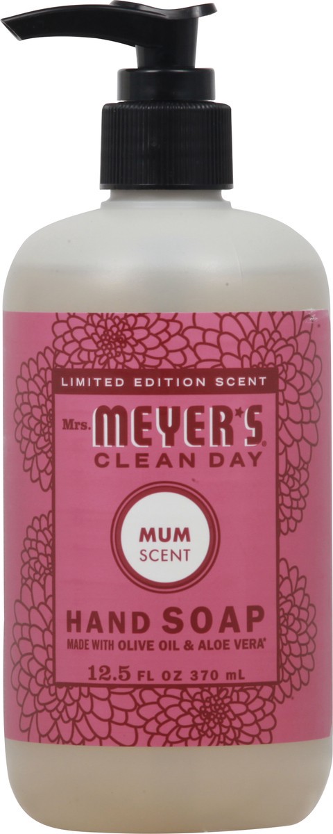 slide 2 of 13, Mrs. Meyer's Clean Day Liquid Hand Soap, Mum Scent, 12.5 Ounce Bottle, 12.5 fl oz