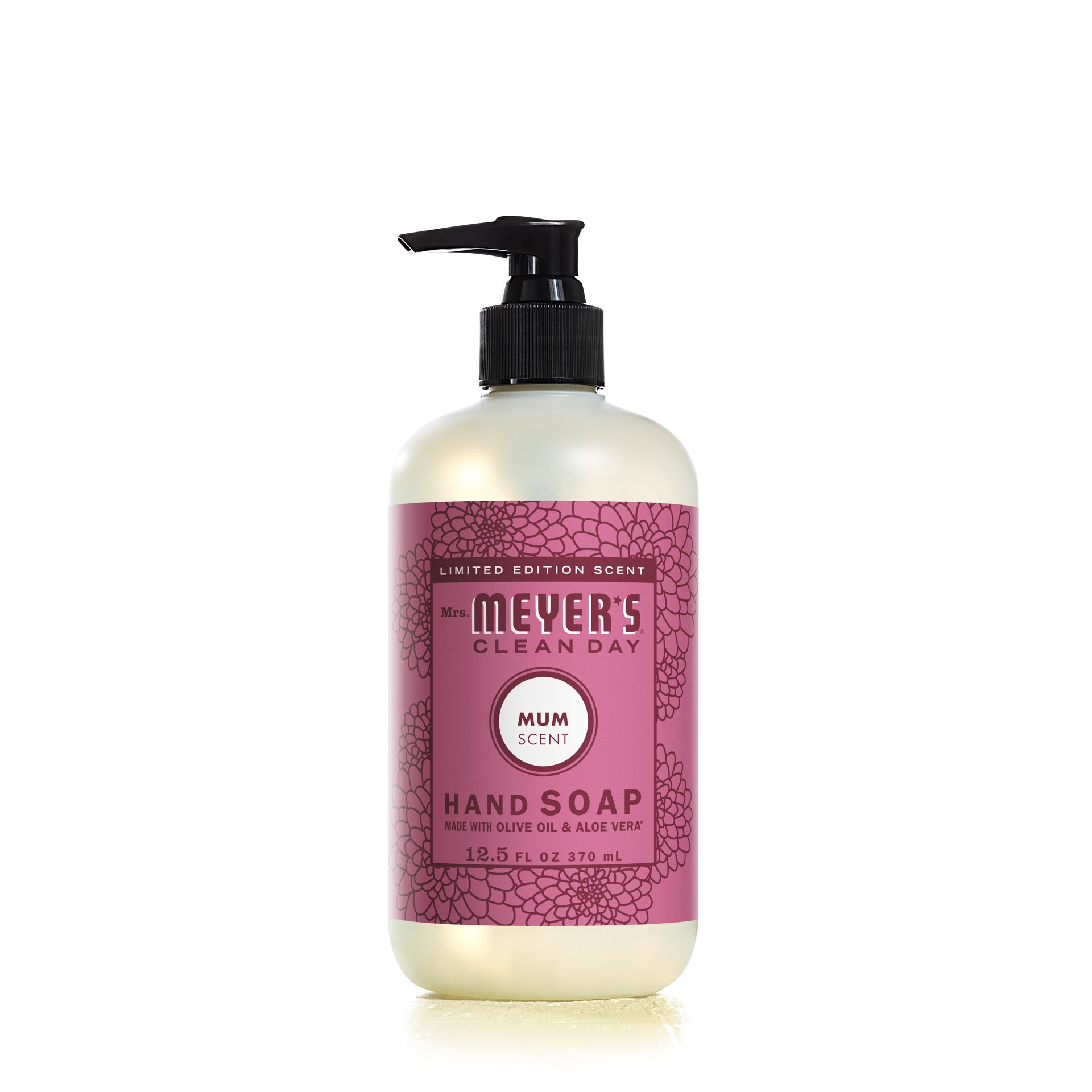 slide 1 of 13, Mrs. Meyer's Clean Day Liquid Hand Soap, Mum Scent, 12.5 Ounce Bottle, 12.5 fl oz