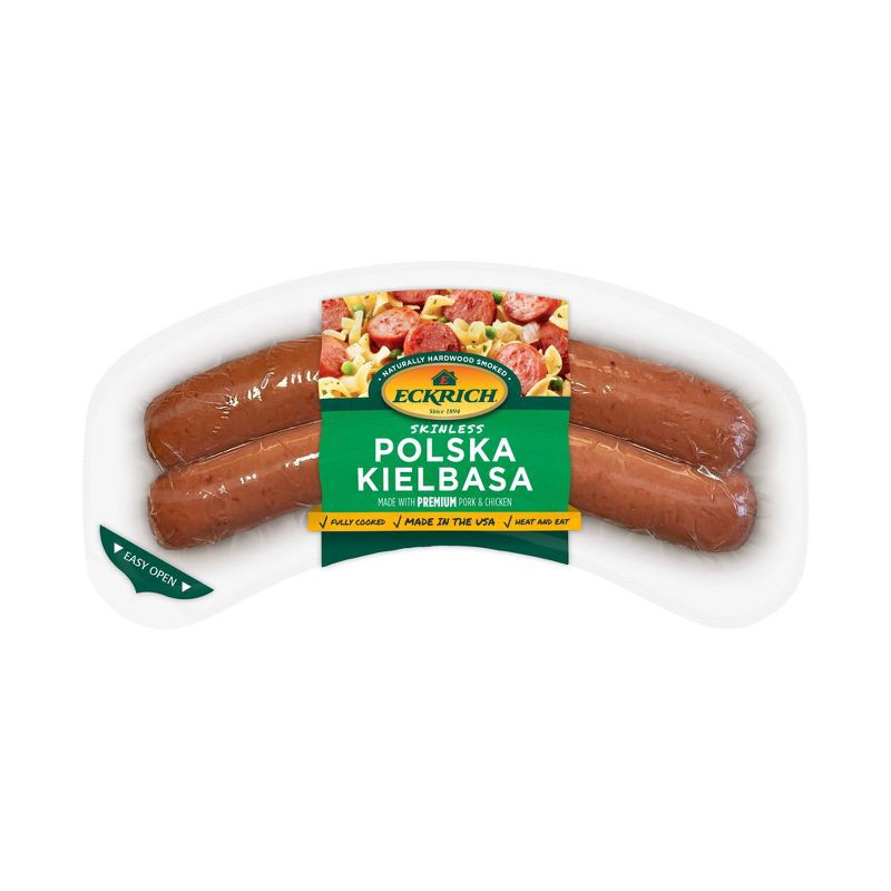 slide 1 of 4, Eckrich Skinless Polska Kielbasa - 14oz, 14 oz