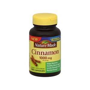 slide 1 of 1, Nature Made Cinnamon Capsules 1000 Mg, 100 ct