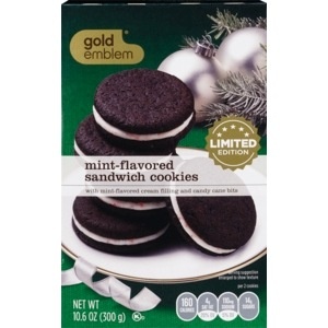 slide 1 of 1, CVS Gold Emblem Gold Emblem Mint Sandwich Cookies, 10.6 Oz, 10.6 oz