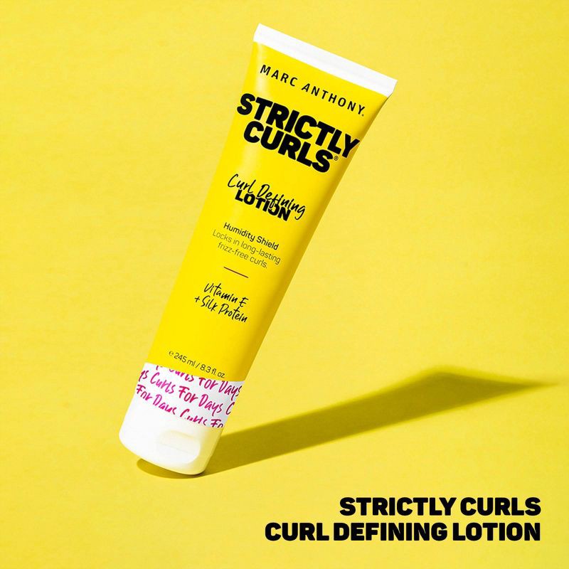 slide 5 of 9, Marc Anthony Strictly Curls Curl Defining Lotion Hair Gel & Heat Protectant - Vitamin E - 8.3 fl oz, 8.3 fl oz