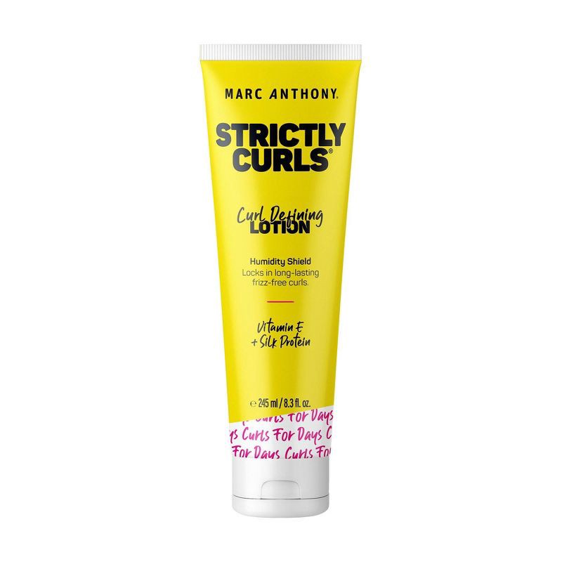 slide 1 of 9, Marc Anthony Strictly Curls Curl Defining Lotion Hair Gel & Heat Protectant - Vitamin E - 8.3 fl oz, 8.3 fl oz