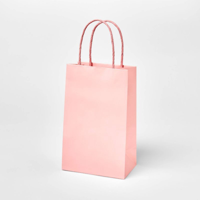 slide 1 of 3, XSmall Tote Gift Bag Pink - Spritz™, 1 ct