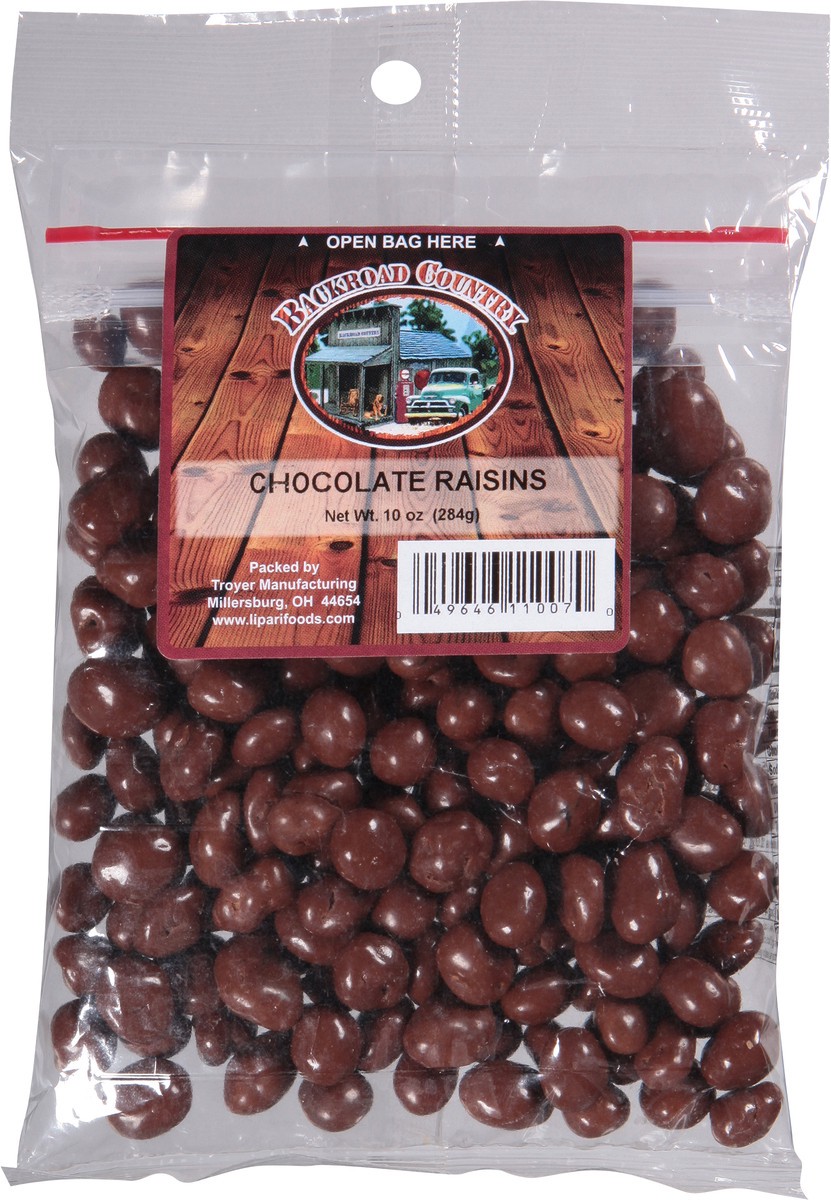 slide 3 of 12, Backroad Country Chocolate Raisins 10 oz, 10 oz