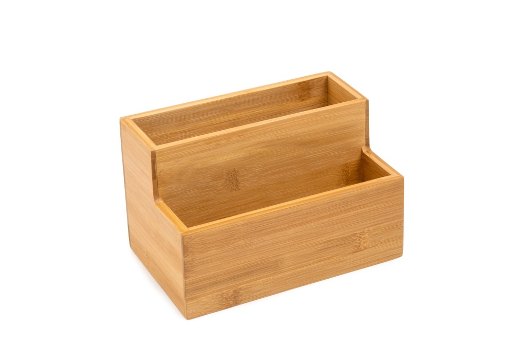 slide 1 of 1, Core Home Small Bamboo Vanity Organizer, 1 ct