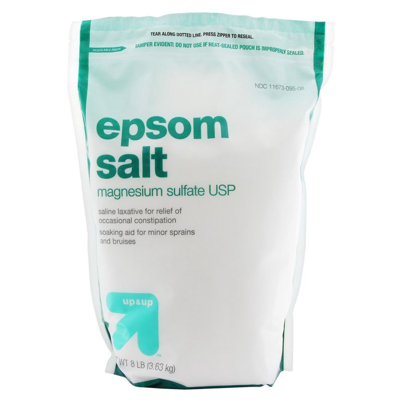 slide 1 of 3, Epsom Salt - 128oz - up & up™, 128 oz