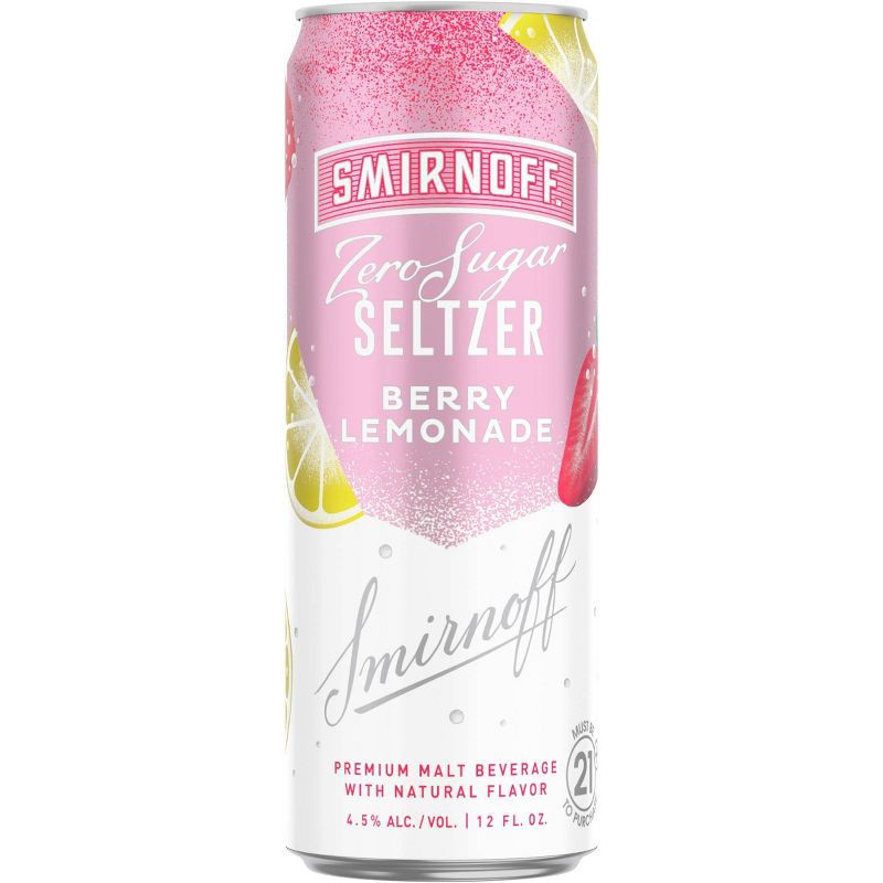 slide 2 of 5, Smirnoff Spiked Sparkling Seltzer Variety Pack - 12pk/12 fl oz Slim Cans, 12 ct; 12 fl oz