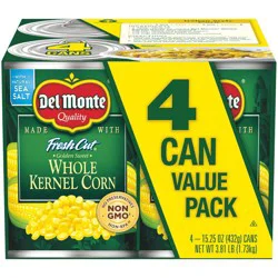 Del Monte Golden Sweet Whole Kernel Corn - 61oz/4ct