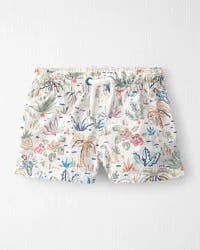 Littleplanet Baby Boy Recycled Swim Trunks in Tropical Paradise - 12M
