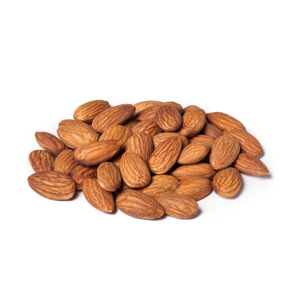 slide 2 of 4, Good Sense Dry Roasted No Salt Almonds, 11 oz