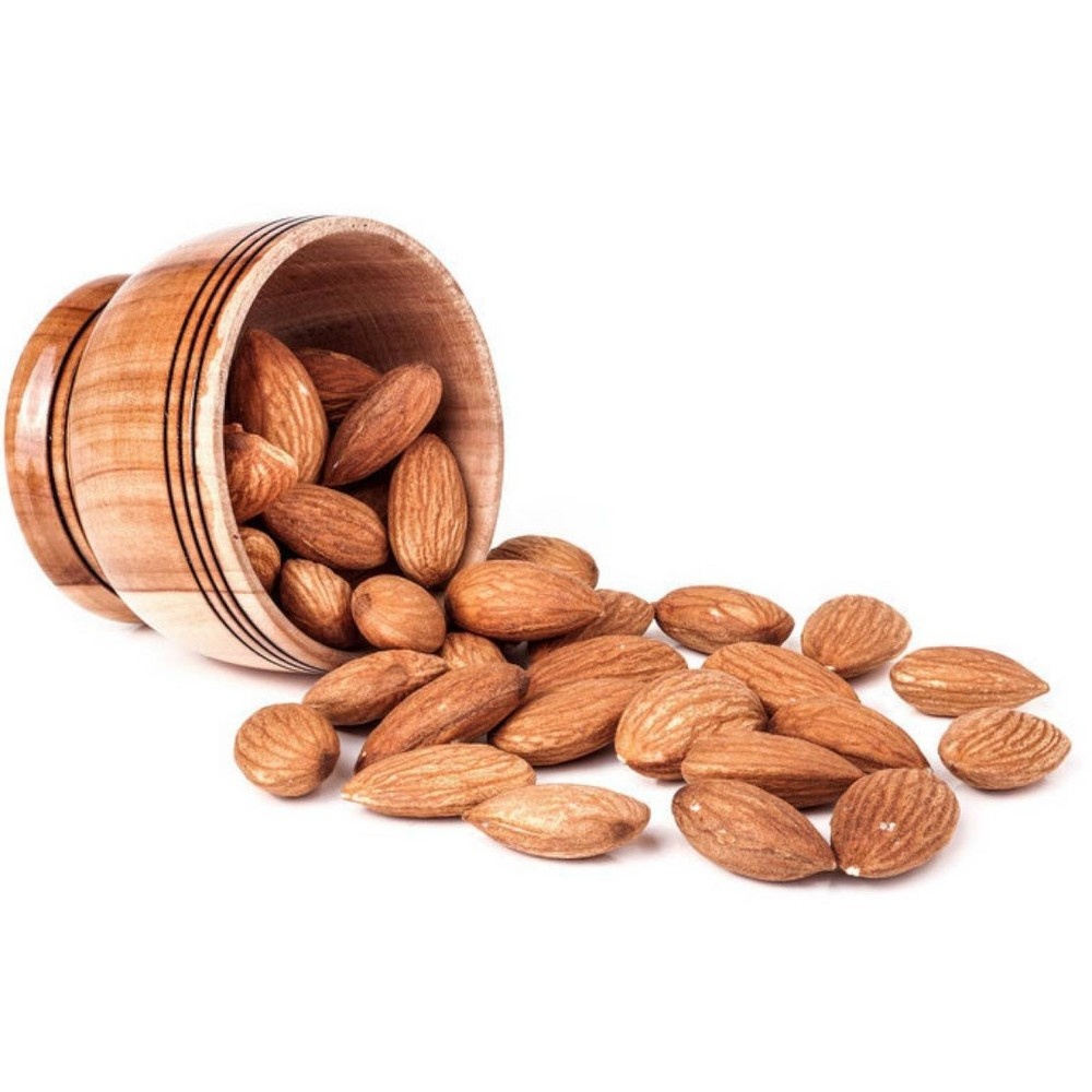 slide 4 of 4, Good Sense Dry Roasted No Salt Almonds, 11 oz