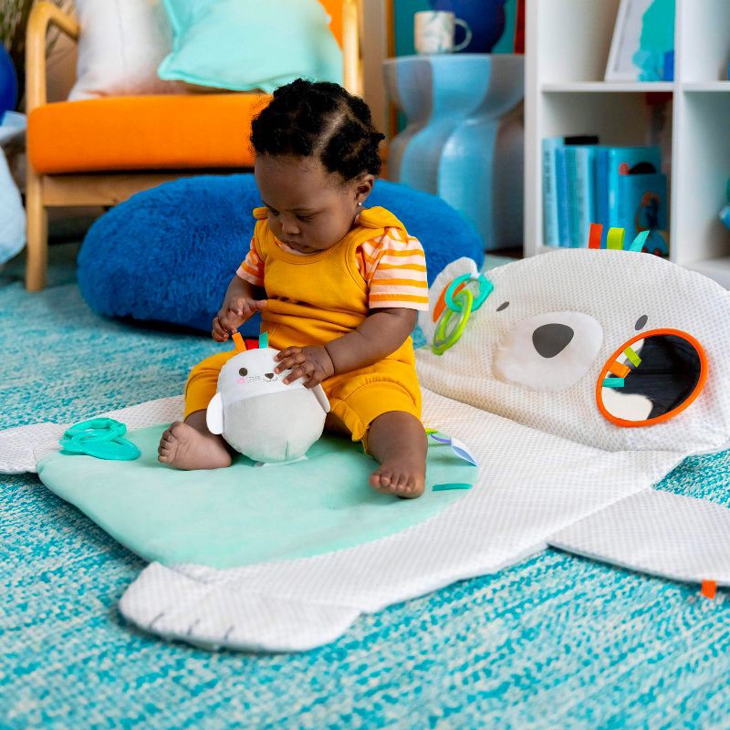 slide 3 of 18, Bright Starts Tummy Time Prop & Play Mat, 1 ct