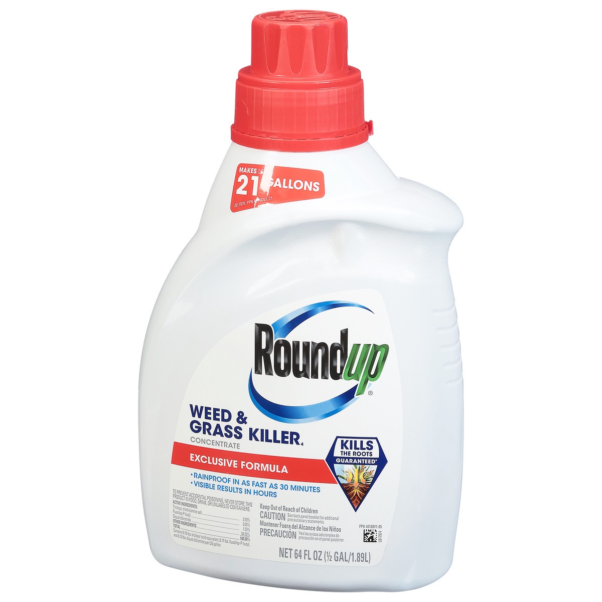 slide 7 of 12, Roundup Concentrate Weed & Grass Killer 64 fl oz, 64 fl oz
