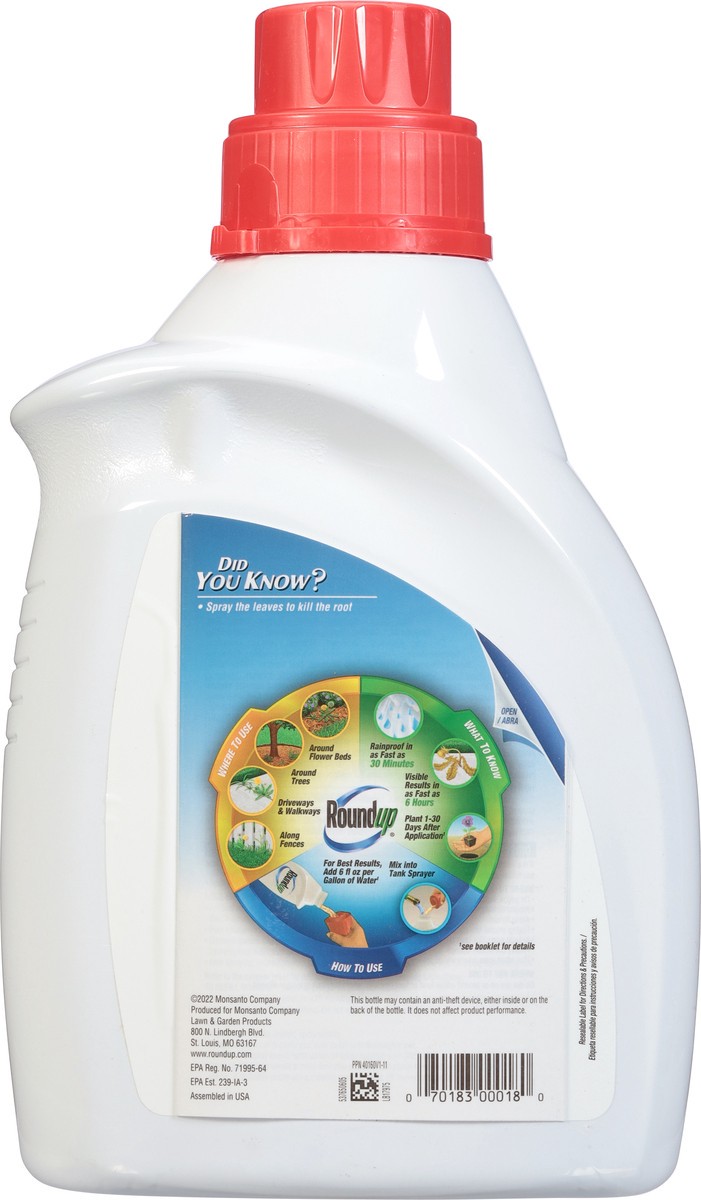 slide 8 of 12, Roundup Concentrate Weed & Grass Killer 64 fl oz, 64 fl oz
