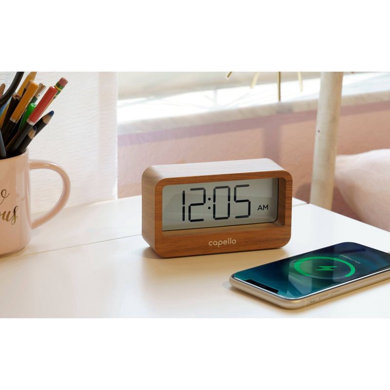 slide 3 of 3, Window Clock with USB Charger - Capello, 1 ct