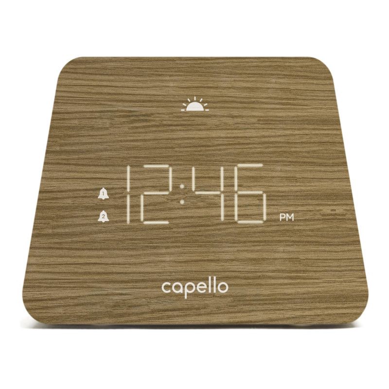 slide 2 of 4, Digital Mantle Alarm Clock Lark Finish - Capello, 1 ct