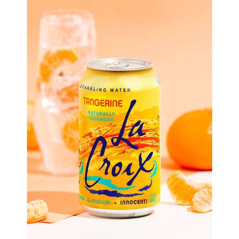 slide 3 of 5, LaCroix Sparkling Water Tangerine - 8pk/12 fl oz Cans, 8 ct; 12 fl oz