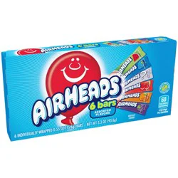 Airheads Theater Box Chewy Candy - 3.3oz/6ct
