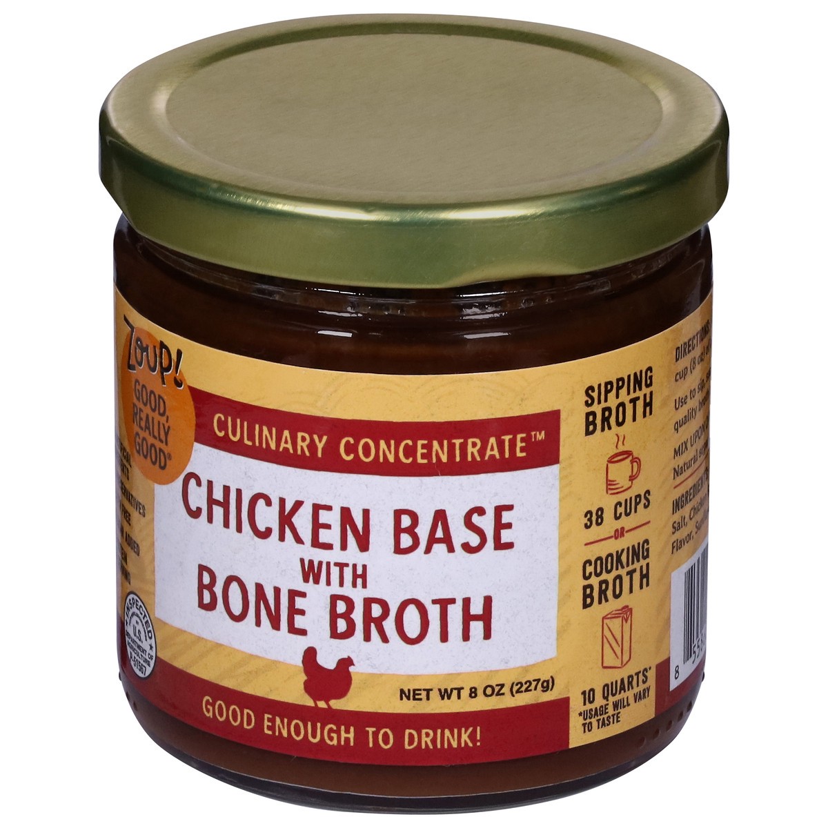 slide 3 of 9, Zoup! Zoup Chicken Base With Bone Broth, 8 oz