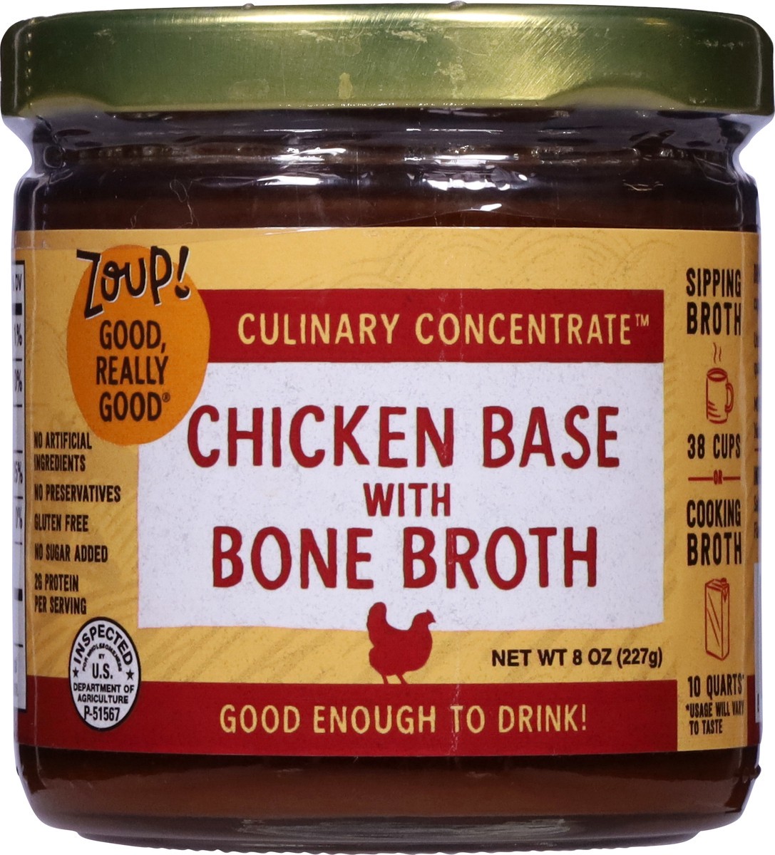 slide 7 of 9, Zoup! Zoup Chicken Base With Bone Broth, 8 oz