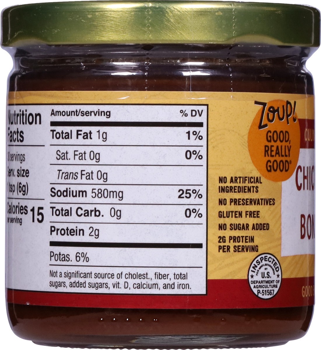 slide 2 of 9, Zoup! Zoup Chicken Base With Bone Broth, 8 oz