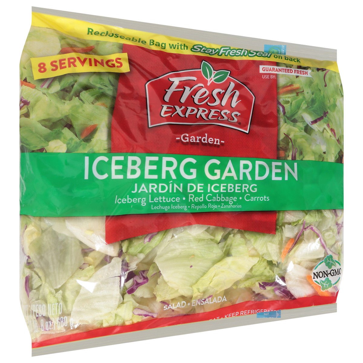 slide 4 of 9, Fresh Express Iceberg Garden, 24 oz