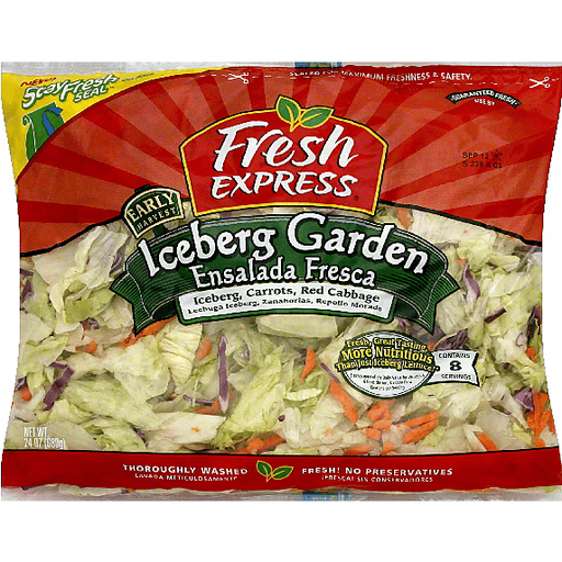 slide 2 of 2, Fresh Express Early Harvest Iceburg Garden Lettuce, 24 oz
