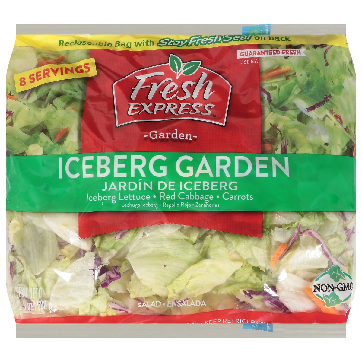 slide 1 of 9, Fresh Express Iceberg Garden, 24 oz