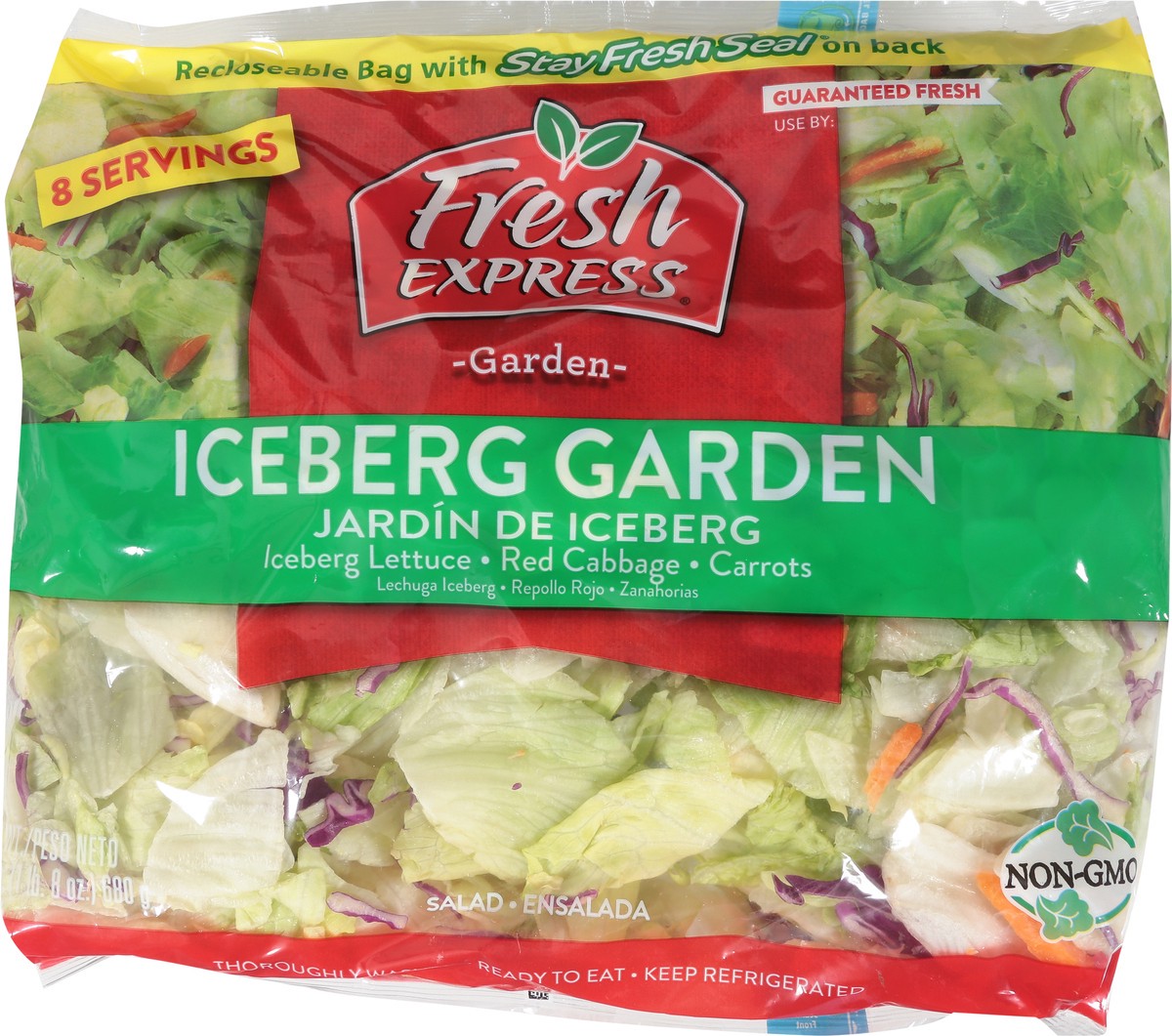 slide 6 of 9, Fresh Express Iceberg Garden, 24 oz