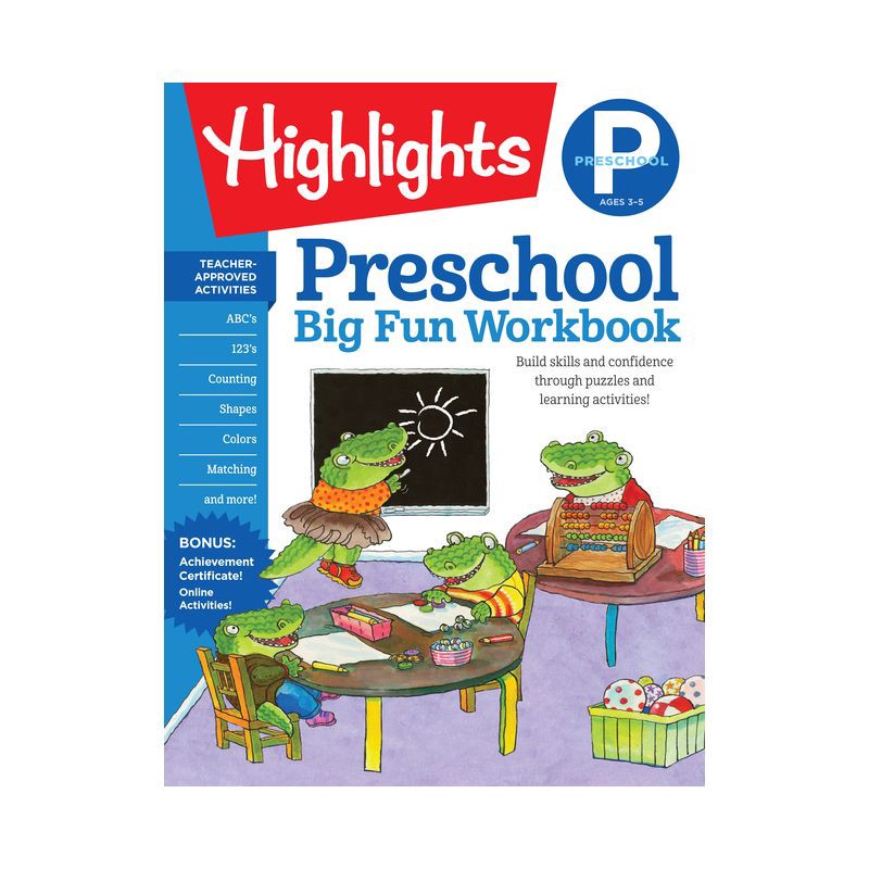 slide 1 of 1, Penguin Publishing Big Fun Preschool Activity Book (Workbook) (Paperback), 1 ct