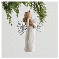 slide 2 of 5, Willow Tree Angel of Friendship Ornament, 1 ct