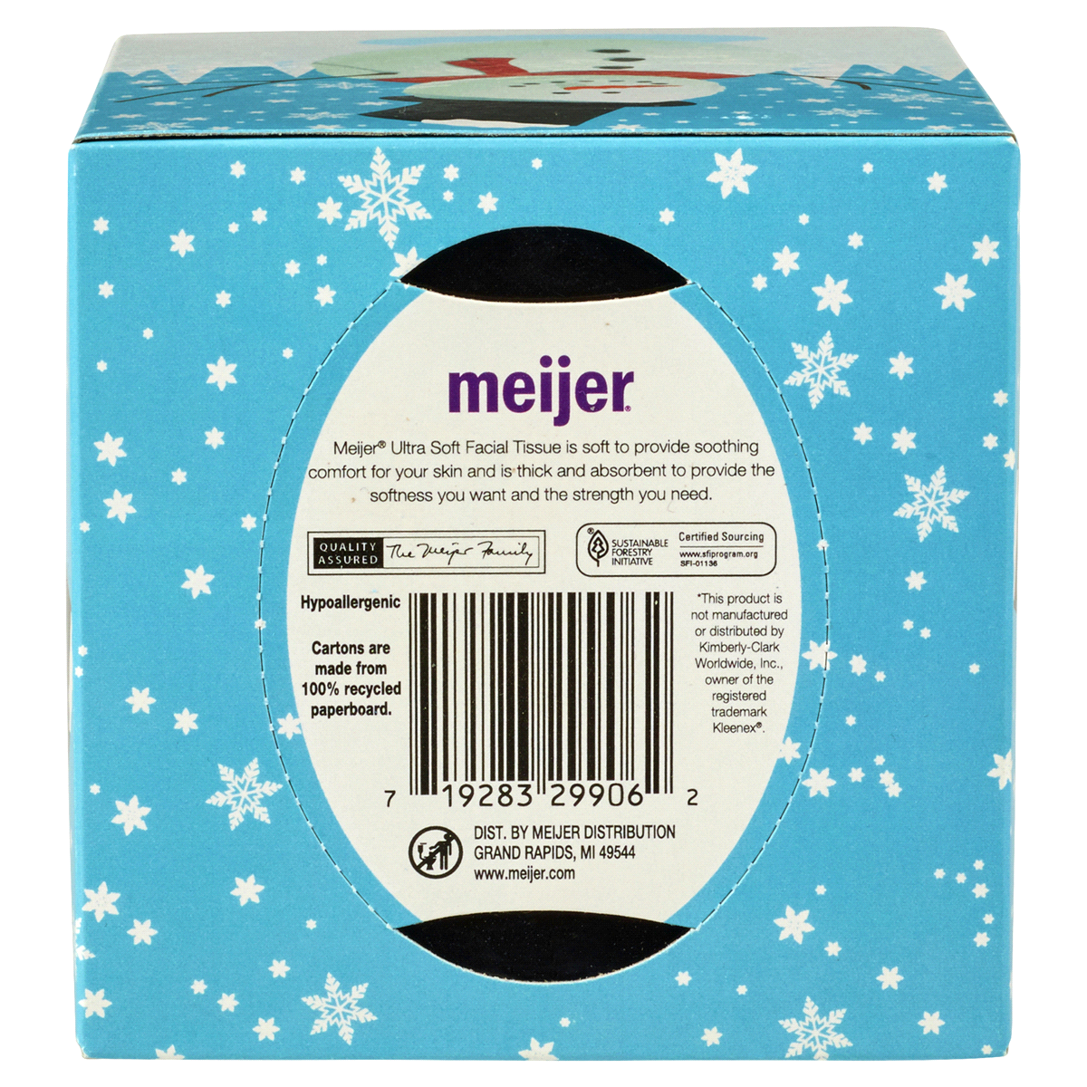 slide 2 of 3, Meijer Ultra Soft Holiday Facial Tissue Assortment, 75 ct