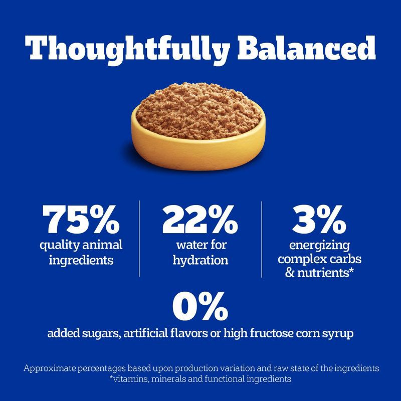 slide 6 of 13, Pedigree Chopped Ground Dinner Chicken, Cheese, Beef and Bacon Flavor Pouch Variety Pack Wet Dog Food - 3.5oz/18ct, 18 ct; 3.5 oz