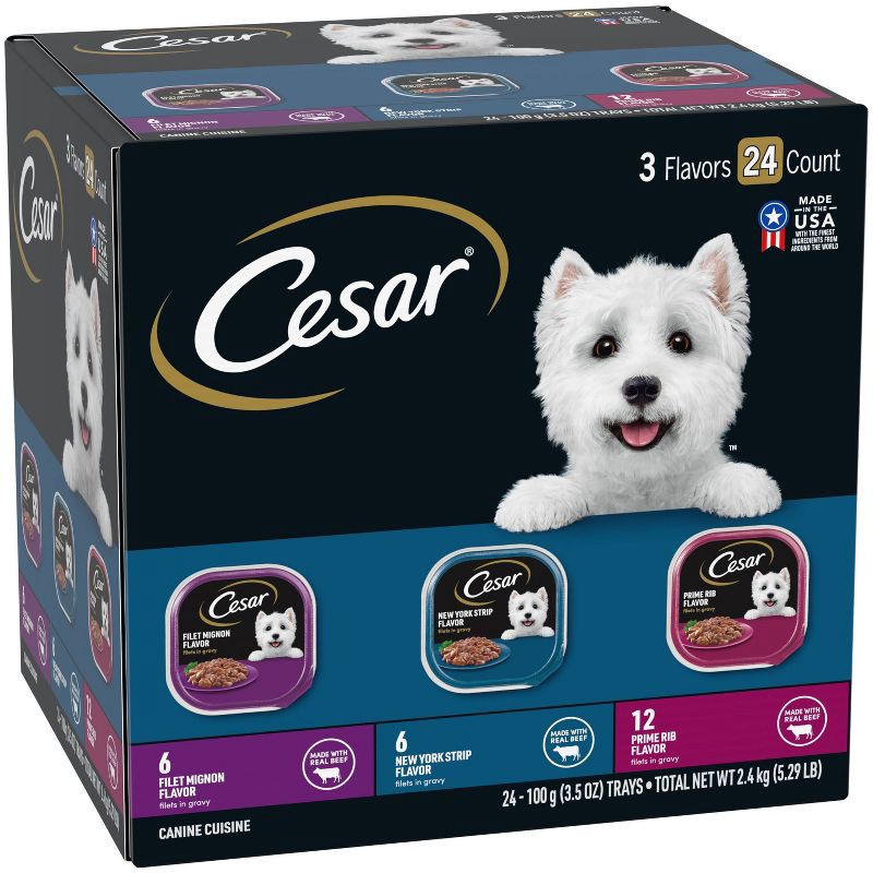 Cesar Filets in Gravy Filet Mignon, New York Strip and Prime Rib Adult