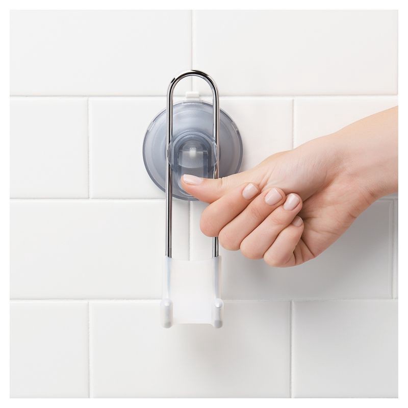 slide 12 of 12, Suction Fogless Mirror White - OXO Softworks, 1 ct