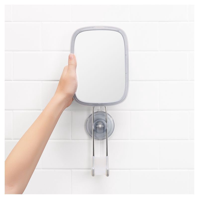 slide 11 of 12, Suction Fogless Mirror White - OXO Softworks, 1 ct