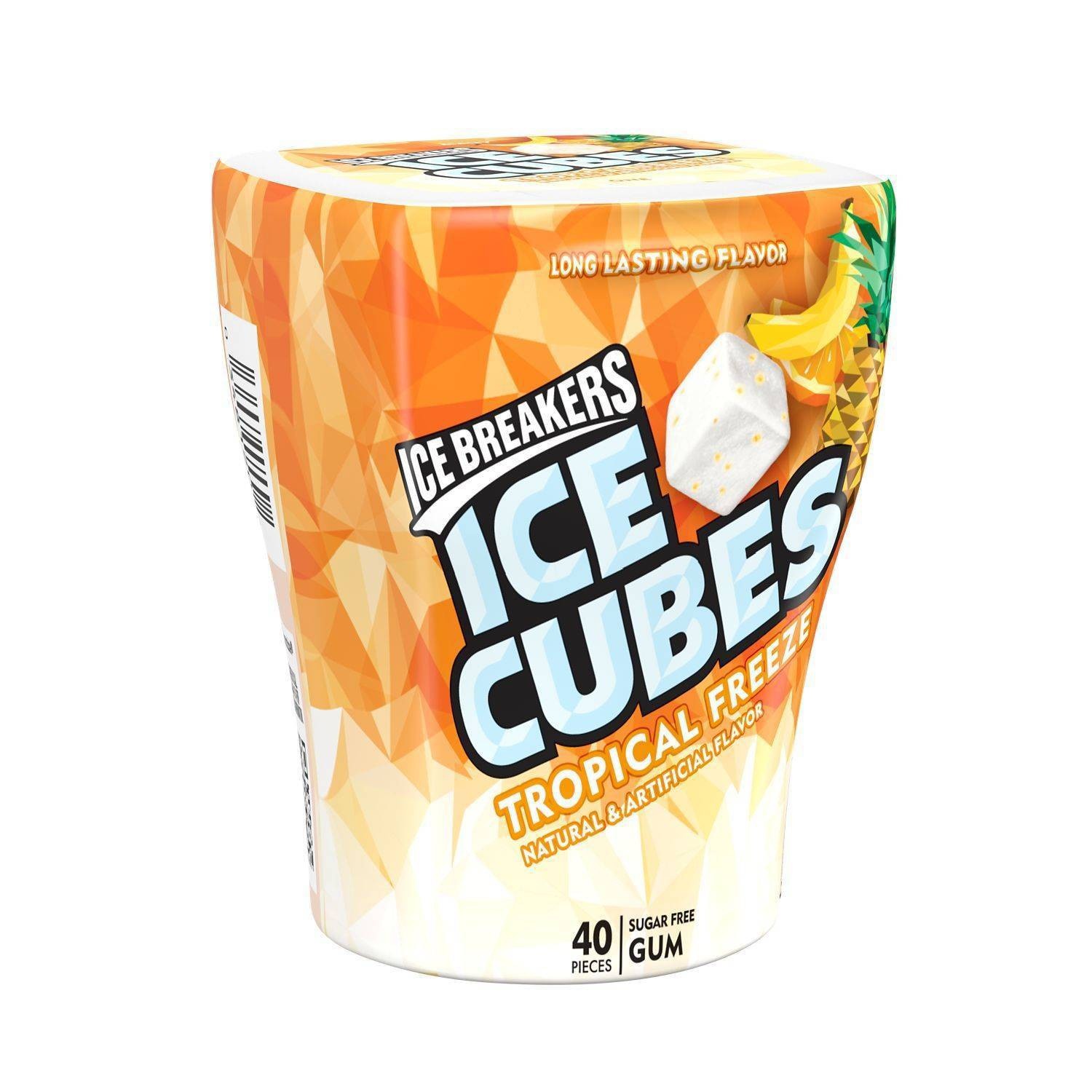 slide 1 of 2, Ice Breakers Ice Cubes Tropical Freeze Sugar Free Gum, 3.24 oz