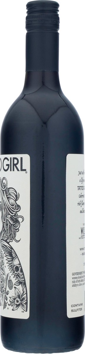 slide 4 of 9, Tattoo Girl Columbia Valley Cabernet Sauvignon 750 ml, 1 ct