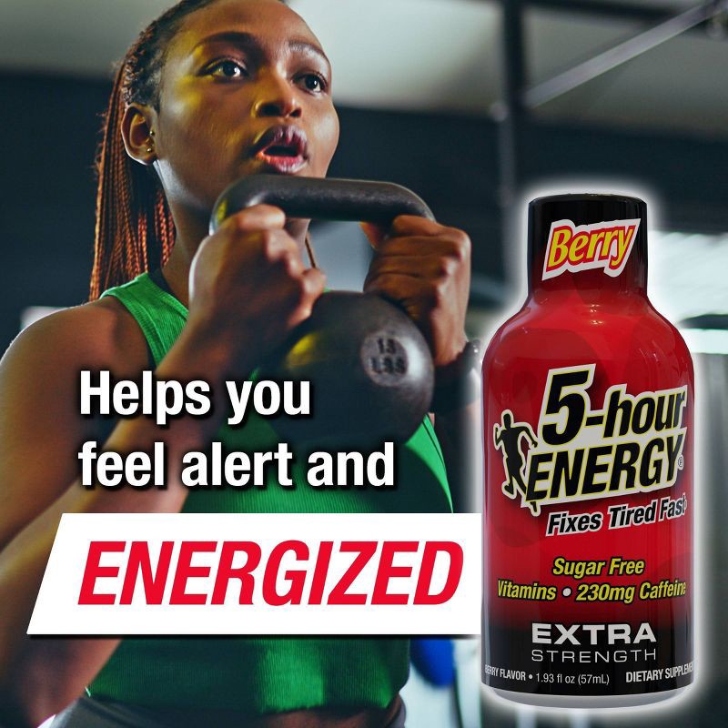 slide 3 of 8, 5 Hour Energy Extra Strength Shot - Berry - 10pk, 10 ct