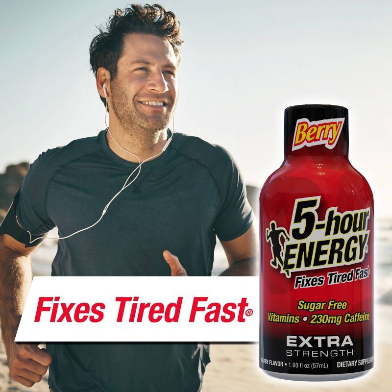 slide 4 of 8, 5 Hour Energy Extra Strength Shot - Berry - 10pk, 10 ct