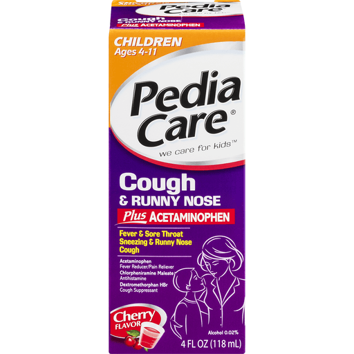 slide 7 of 18, PediaCare Cough & Runny Nose 4 oz, 4 oz