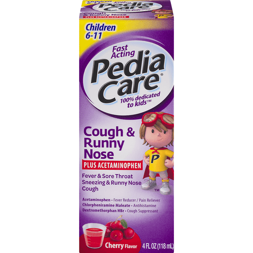 slide 16 of 18, PediaCare Cough & Runny Nose 4 oz, 4 oz