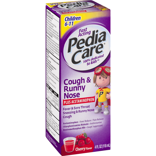 slide 8 of 18, PediaCare Cough & Runny Nose 4 oz, 4 oz