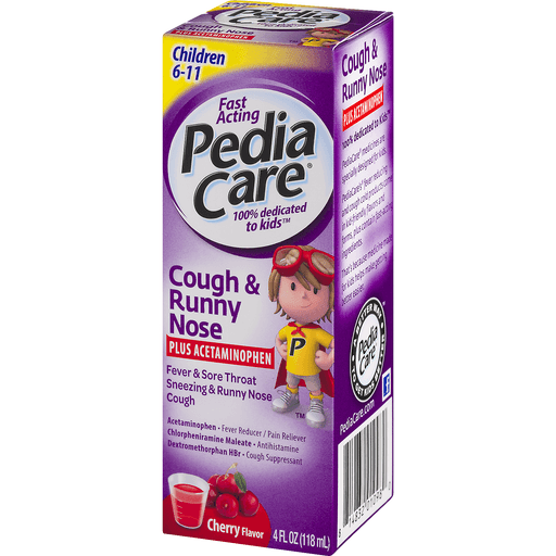 slide 5 of 18, PediaCare Cough & Runny Nose 4 oz, 4 oz