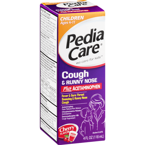 slide 1 of 18, PediaCare Cough & Runny Nose 4 oz, 4 oz