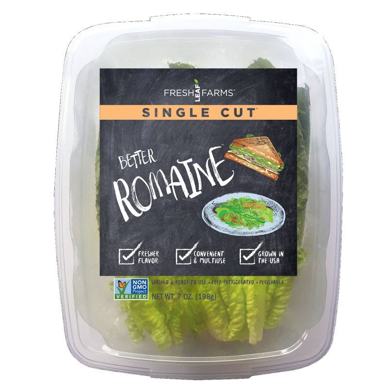 slide 1 of 5, Single Cut Romaine Lettuce - 7oz, 7 oz