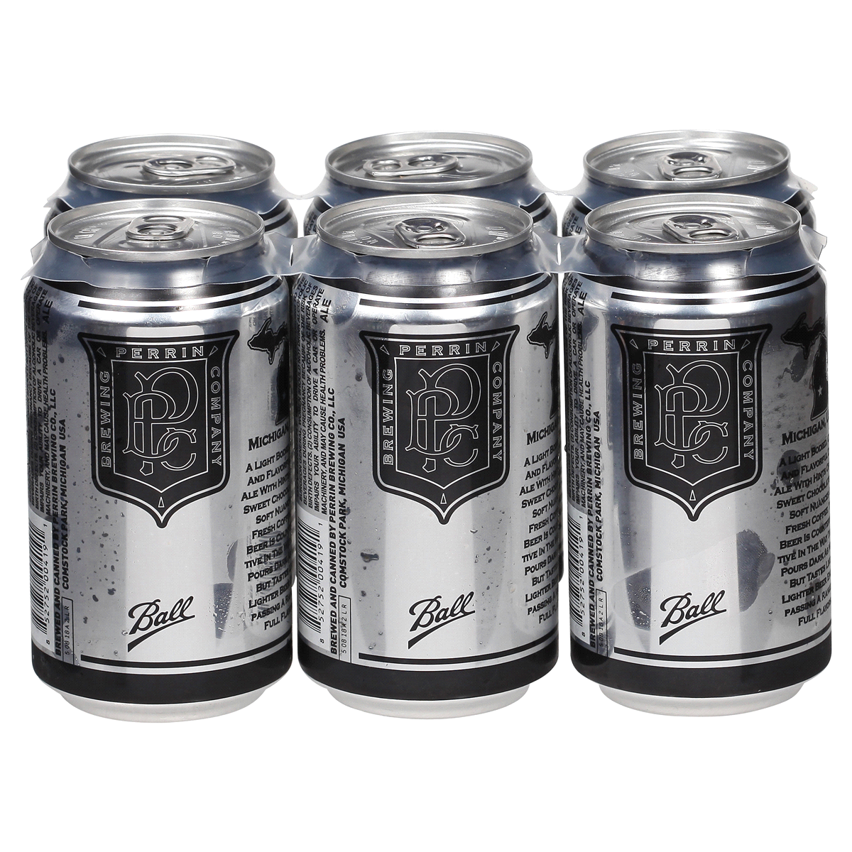 slide 4 of 6, Perrin Brewing Company Perrin Black Ale Beer - 6pk/12 fl oz Cans, 6 ct; 12 fl oz